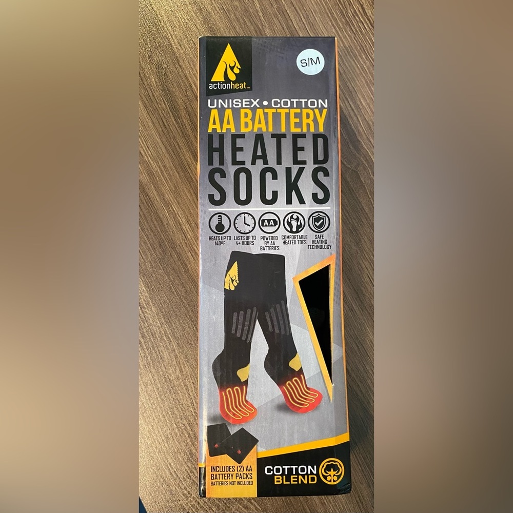 Actionheat Unisex Heated Socks Size S/M